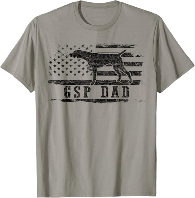 American Flag German Shorthaired Dog T-Shirt