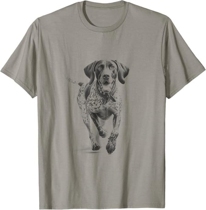 Pointer Running GSP Dog Design Idea T-Shirt